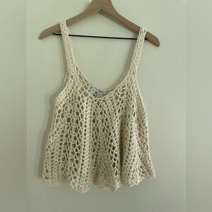 Forever 21 crochet swing tank